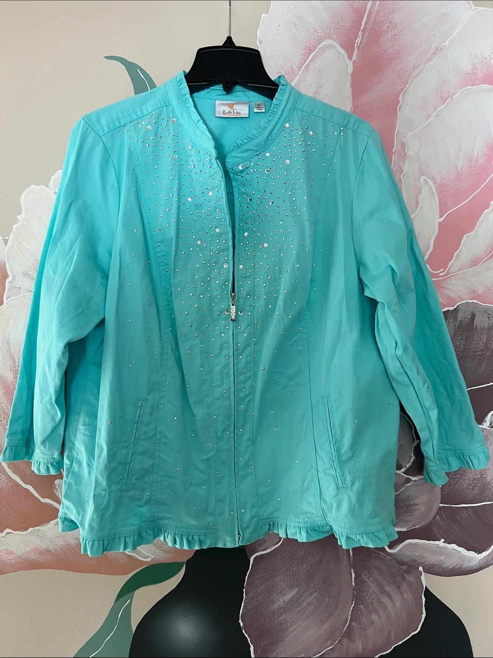 Quacker Factory Teal Logo Polo